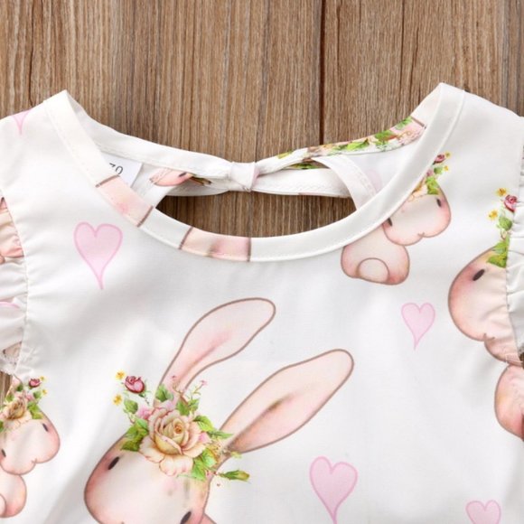 Cute baby girl Summer outfit 100% cotton new - Picture 3 of 5